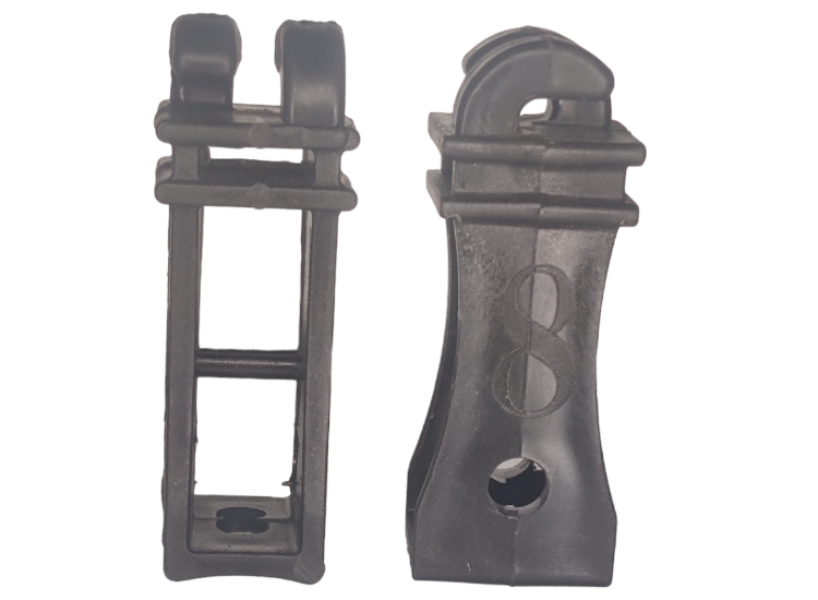 4”INCH HOOK INSULATOR (Black)